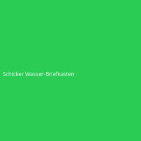 Schicker Wasser-Briefkasten