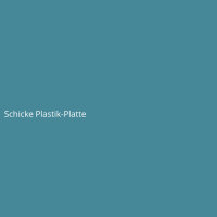 Schicke Plastik-Platte
