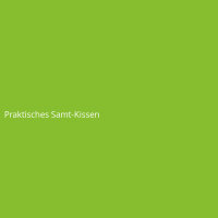 Praktisches Samt-Kissen